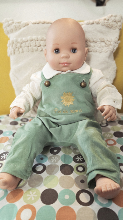 Salopeta Velur, Mint, Pui de Soare [3]