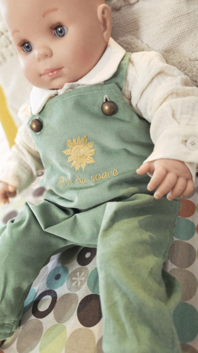 Salopeta Velur, Mint, Pui de Soare [4]