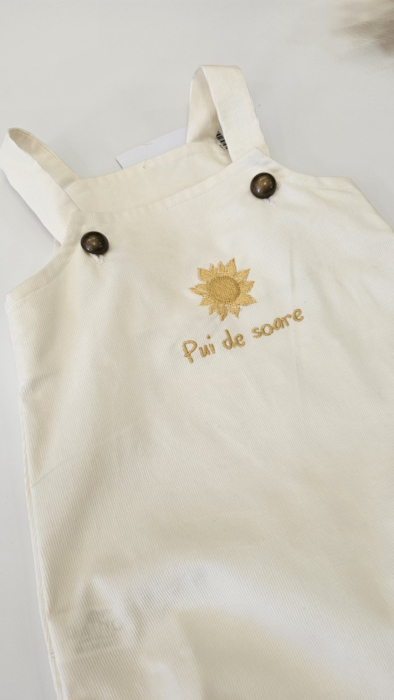 Salopeta Velur, Ivory, Pui de Soare [2]