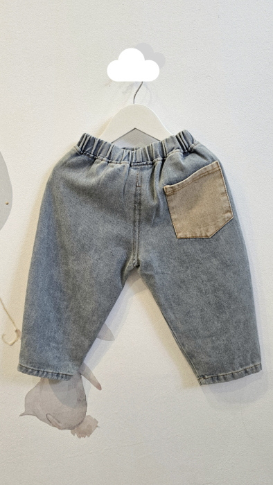 Compleu 2 piese, geaca cu pantalon din blug deschis [5]