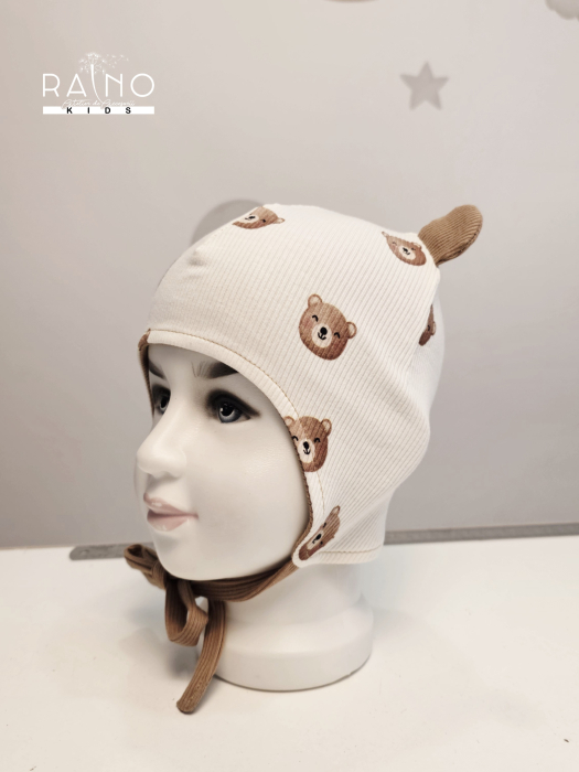 Set caciula si esarfa, jerseyrib, Bear [5]