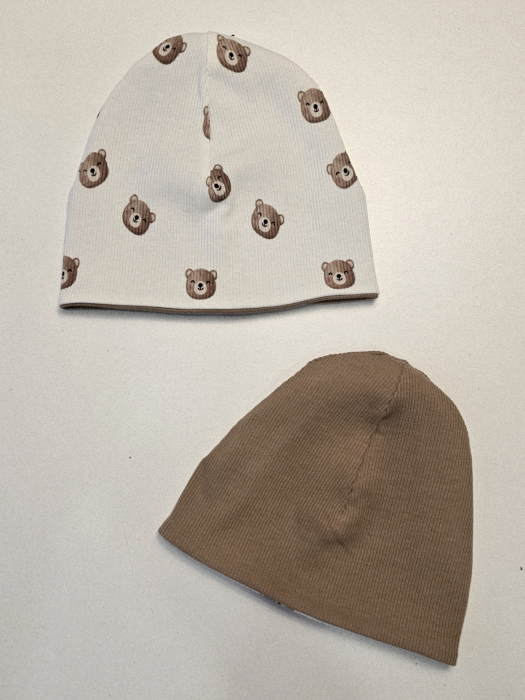 Set fes cu esarfa 2 fete, jerseyRib, Bear [4]