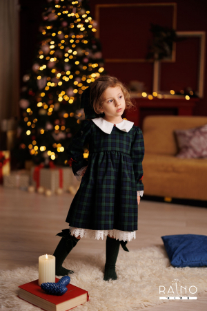 Rochii Festive - Rochie Cadrilat Green
