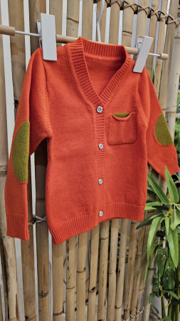 ACCESORII - Cardigan Orange