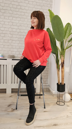 ADULȚI - Bluza Dama Dandelion Rosu