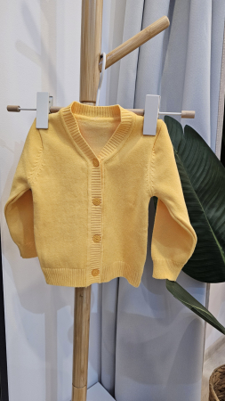 ACCESORII - Cardigan Galben