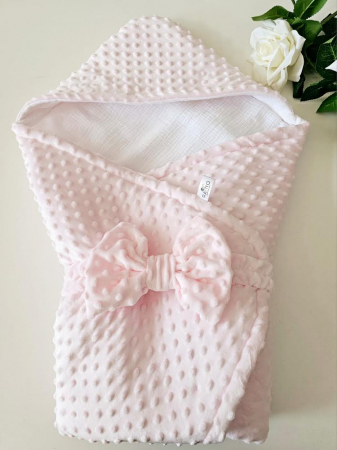 Fetite - Pătură capison, groasă, culoare roz