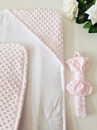 Pătură capison, groasă, culoare roz [1]