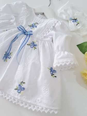 Rochie Bumbac Brodat 2 piese [2]
