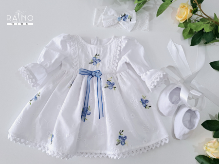 Rochie Bumbac Brodat 3 piese [2]