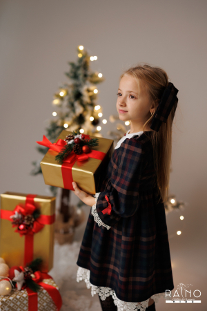 Rochii Festive - Rochie Cadrilat Mix