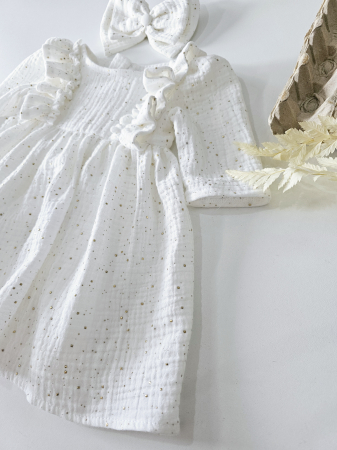 Rochie Clara Muselina Ivory [1]