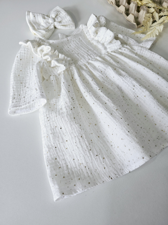 Rochie Clara Muselina Ivory [3]
