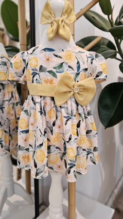 Rochii Bumbac - Rochie Muselina Limonade