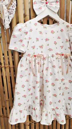 Rochii Bumbac - Rochie Poplin Rose