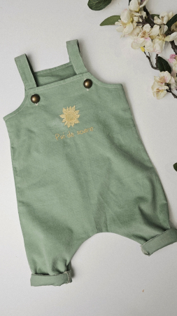 Salopeta - Salopeta Velur, Mint, Pui de Soare