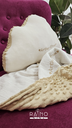 Fetite - Set 2 Piese Perna + Patura Caramel