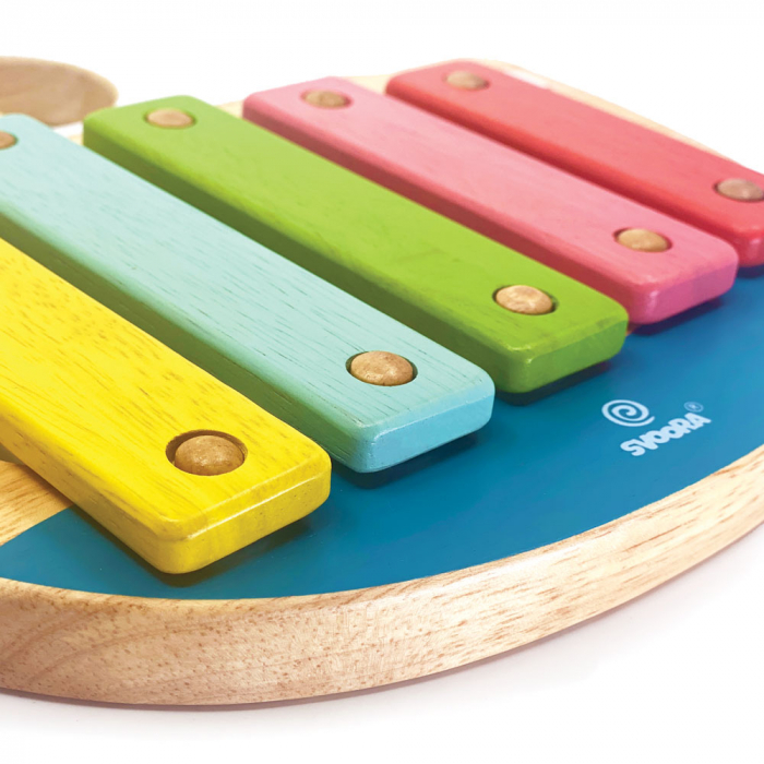 Xilofon din lemn model "Barcuta" cu 5 note [3]