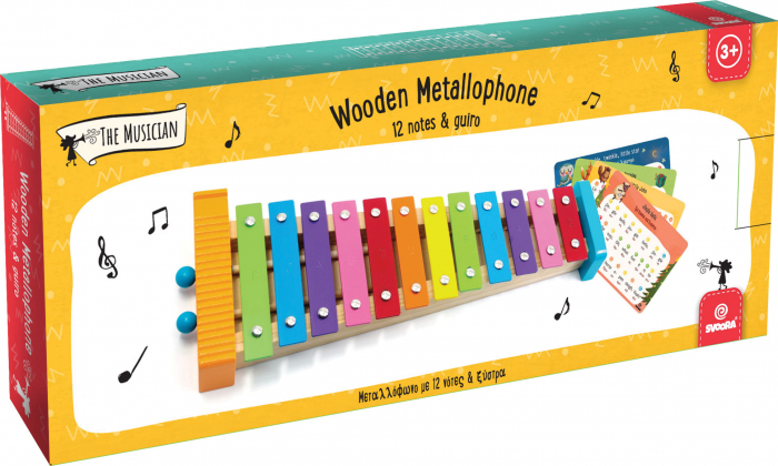 Metalofon De Jucarie Cu 12 Note Pentru Copii Svoora [6]