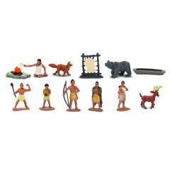 Tub 12 Figurine Indienii Powhatan Safari Ltd [3]