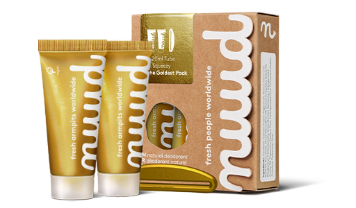 Set 2 deodorante naturale Nuud, crema, 20 ml tub The Goldest Pack [2]