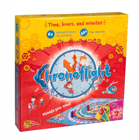 Jocuri educative - CHRONOFLIGHT – Joc educativ Invatam ceasul
