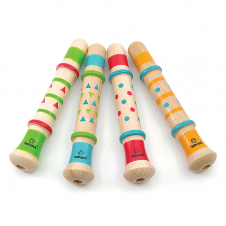 Instrumente muzicale de jucarie - Fluier Multicolor Cu Sunet De Rata