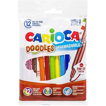 Produse pentru școală și activități creative - Carioca Doodles 12/set Carioca