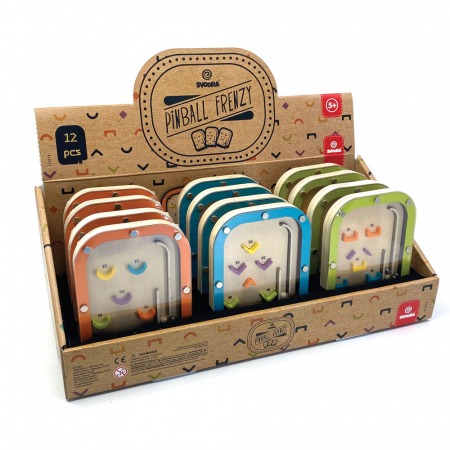 Joc interactiv Pinball din lemn Svoora [4]