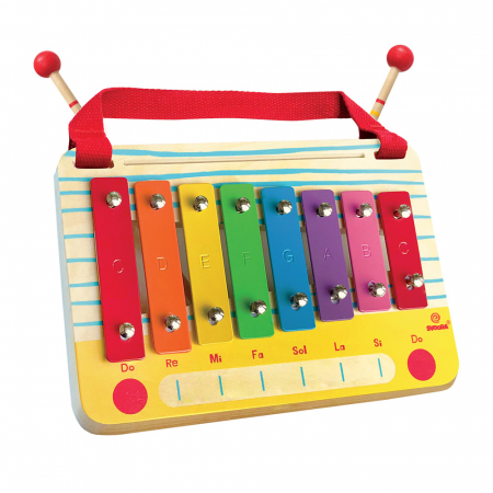 Instrumente muzicale de jucarie - Metalofon De Jucarie Cu 8 Note Pentru Copii Svoora