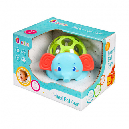 Jucarii pentru bebelusi - Minge Cu Activitati Elefant
