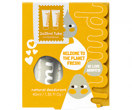 Noutati - Nuud friends pack - deodorant natural crema