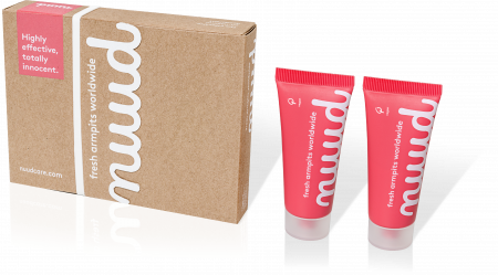 Set 2 deodorante naturale Nuud, crema, 20 ml tub roz Smarter pack