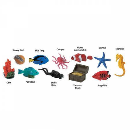 Set 48 figurine Recif De Corali Safari Ltd [2]
