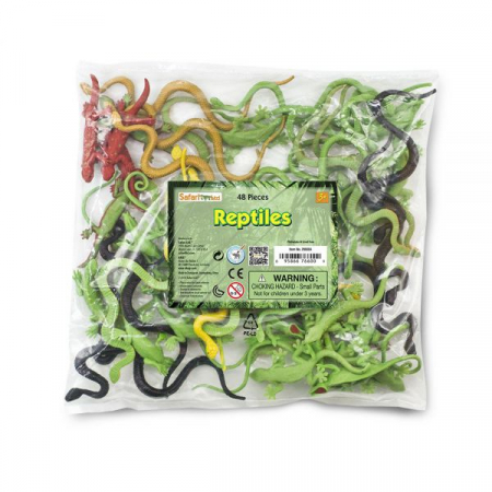Figurine Safari LTD - Set 48 figurine Reptile Safari Ltd