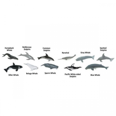Set 48 figurine Balene si Delfini Safari Ltd [1]