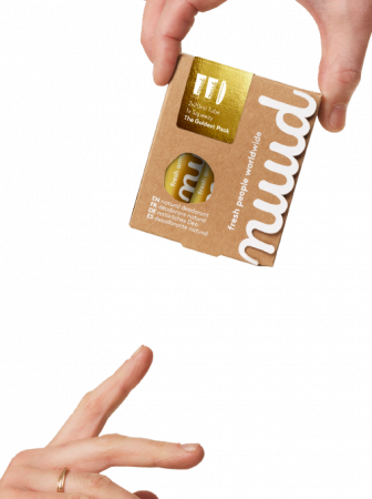 Ingrijire personala - Set 2 deodorante naturale Nuud, crema, 20 ml tub The Goldest Pack