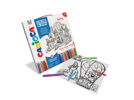 Produse pentru școală și activități creative - Set creativ Color & Play Carioca Fantasy