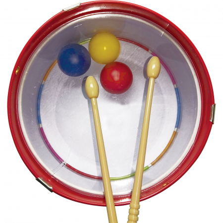 Toba Multicolora Copii - Tin Drum, 2 Bete Lemn Svoora [1]