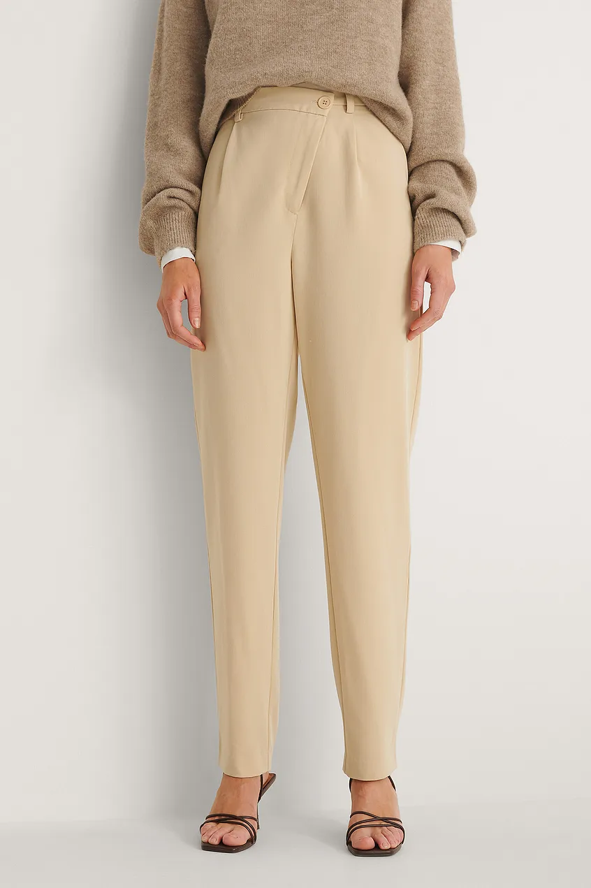 Pantaloni Crossed Waist Suit [3]