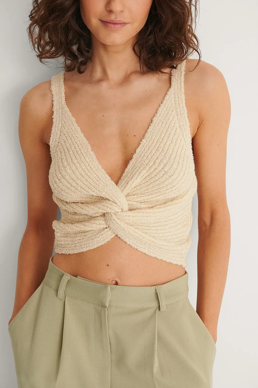 Maiou Front Knot Knitted [2]