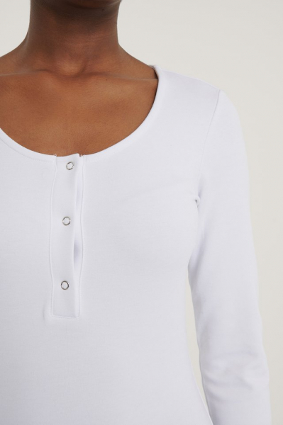 Rochie Long Sleeve Button Detail [5]