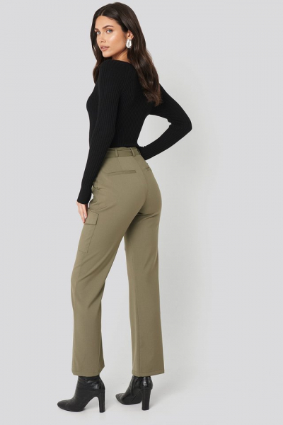 Pantaloni Patch Pocket Belted [4]