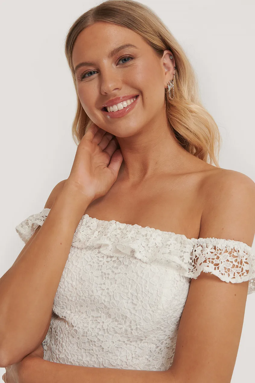 Top Recycled Off Shoulder Lace [4]
