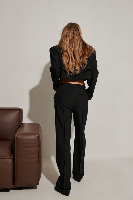 Pantaloni Straight Fold Up Suit [6]