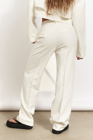 Pantaloni Straight Fold Up Suit [1]