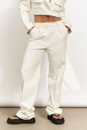 Pantaloni Straight Fold Up Suit [2]