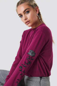 Hanorac Rose Embroidery Sleeve [0]