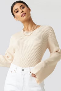 Pulover Cam Rib Knitted Top [0]