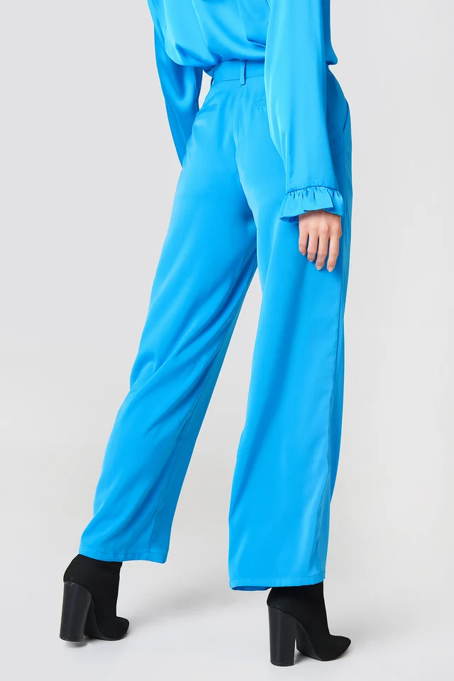 Pantaloni Flared Shiny Suit [2]